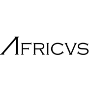 The image shows the word "AFRICVS" written in a stylized black font against a white background.